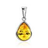 Lustrous Yellow Crystal Pendant, image 
