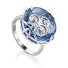 Exquisite Silver Crystal Ring, Ring Size: 6 / 16.5, image 