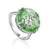 Chic Silver Crystal Ring, Ring Size: 6 / 16.5, image 