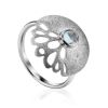 Matt Silver Topaz Ring, Ring Size: 8.5 / 18.5, image 