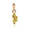 Bright 24K Gold Pendant The Nugget, image 