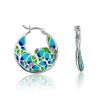 Colorful Enamel Hoops, image 