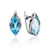 Refined Silver Topaz Earrings, image 