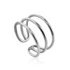 Minimalist Design Silver Ring The ICONIC, Ring Size: Adjustable, image 