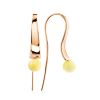 Designer Gilded Silver Amber Hook Earrings The Palazzo, image 