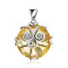 Charming Yellow Crystal Pendant, image 