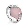 Chic Pink Chalcedony Ring, Ring Size: 7 / 17.5, image 