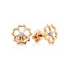 Floral Design Golden Studs, image 