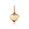 Tiny Gold Heart Shaped Pendant, image 