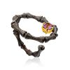 Wonderful Designer Silver Amethyst Ring, Ring Size: Adjustable, image 