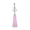 Chic Silver Agate Pendant, image 