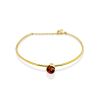 Fashionable Gilded Silver Amber Bangle Bracelet The Palazzo, image 
