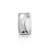 Silver Mono Earring With Diamond, image 