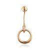Chic Golden Navel Ring, image 