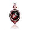 Whimsical Ladybird Motif Enamel Garnet Egg Pendant The Romanov, image 