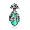 Lustrous Faceted Green Crystal Egg Shaped Pendant The Romanov, image 