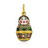 Bright Enamel Matryoshka Egg Pendant The Romanov, image 