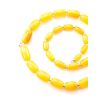 Honey Amber Beaded Necklace With Bail, image 