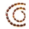 Amber Beaded Necklace With Bail, image 