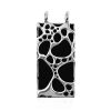Bold Geometric Silver Jet Pendant, image 