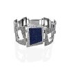 Chunky Silver Jeans Link Bracelet, image 