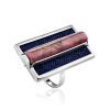 Designer Silver Rhodonite Ring, Ring Size: 8 / 18, image 