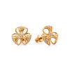 Gilded Silver Crystal Stud Earrings, image 