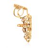 Fabulous Gilded Silver Articulated Ring, Ring Size: 5.5 / 16, image 