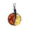 Round Mix Color Amber Pendant The Sunrise, image 