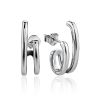 Coiled Design Silver Stud Earrings The ICONIC, image 