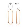 Chain Motif Mix Tone Silver Dangle Earrings The ICONIC, image 