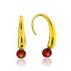 Bright Gilded Silver Amber Earrings The Palazzo, image 