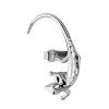 Designer Lizard Motif Silver Ear Cuff The Liquid, image 