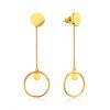 Ultra Feminine Gilded Silver Amber Dangle Earrings The Palazzo, image 