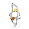 Bright Multicolor Amber Ring The Palazzo, Ring Size: Adjustable, image 
