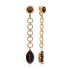 Gorgeous Designer Smoky Quartz Dangle Earrings, image 
