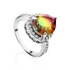 Luminous Silver Quartz Ring, Ring Size: 6.5 / 17, image 