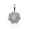 Shimmering Silver Crystal Pendant, image 