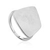 Bold Matt Silver Ring The Liquid, Ring Size: 8.5 / 18.5, image 