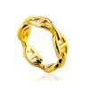 Chain Motif Gilded Silver Ring The ICONIC, Ring Size: 8 / 18, image 