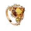 Lustrous Yellow Zultanite Ring, Ring Size: 8.5 / 18.5, image 