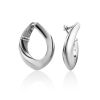 Hoop Motif Silver Earrings The ICONIC, image 