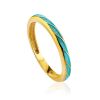 Bright Silver Enamel Ring, Ring Size: 6 / 16.5, image 