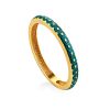 Refined Gilded Silver Enamel Ring, Ring Size: 6.5 / 17, image 