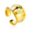 Chunky Gilded Silver Amber Ring The Palazzo, Ring Size: Adjustable, image 