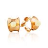 Rose Gold Silver Stud Hoop Earrings The Palazzo, image 