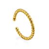 Twisted Design Gilded Silver Ring The Liquid, Ring Size: Adjustable, image 