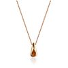 Luminous Cognac Amber Pendant Necklace The Palazzo, image 