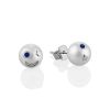 Cute Celestial Design Pearl Stud Earrings, image 