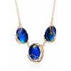 Gorgeous Gilded Silver Amber Necklace The Triumph, Length: 55, image 